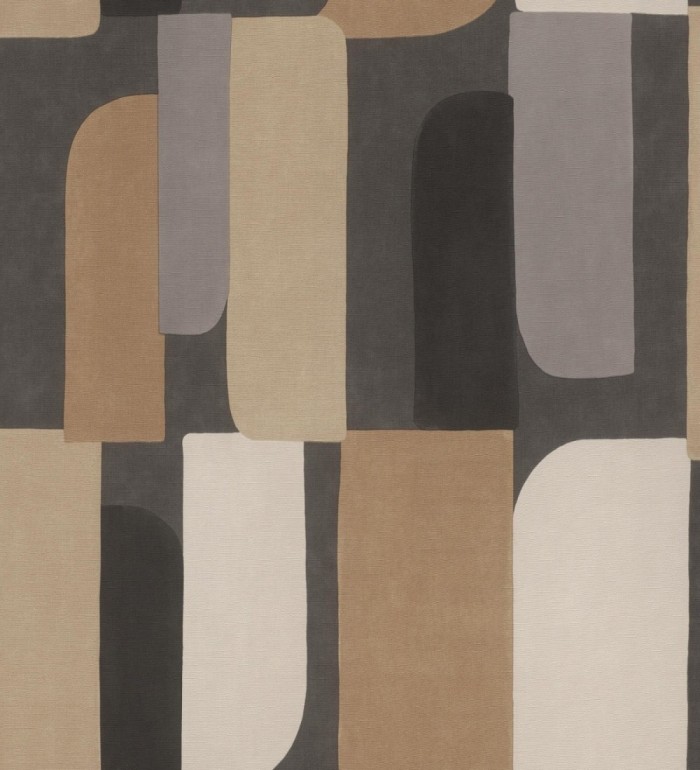 Papel pintado composición geométrica de vanguardia fondo texturizado - Century Balanced 685139