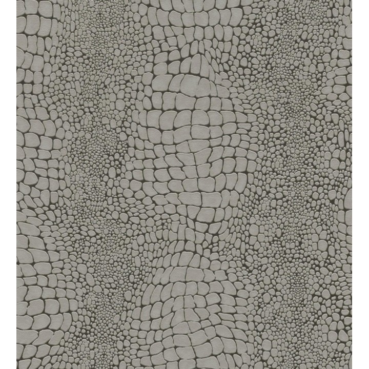 Papel pintado piel cocodrilo visón con relieve estilo animal print - Orinoco Reptilian 685140