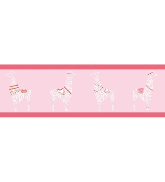 Cenefa infantil llamas - Mama Llama 126722