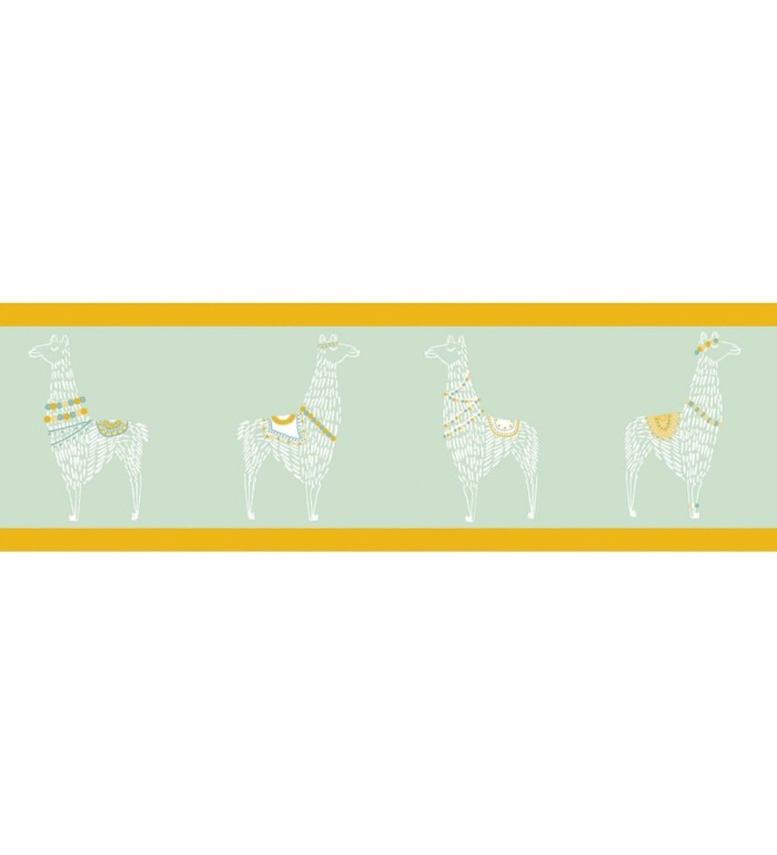 Cenefa infantil llamas - Mama Llama 126723
