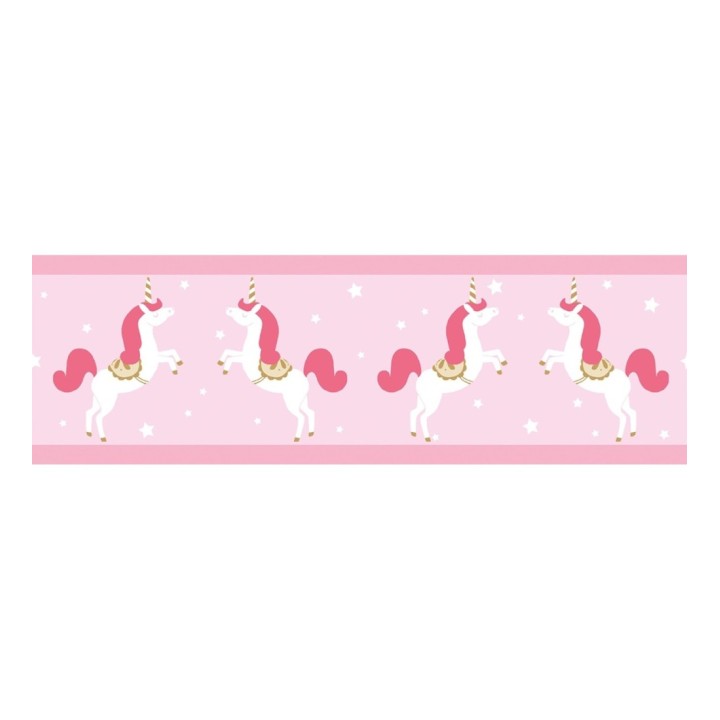 Cenefa infantil de unicornios - Candy Unicorns 126727