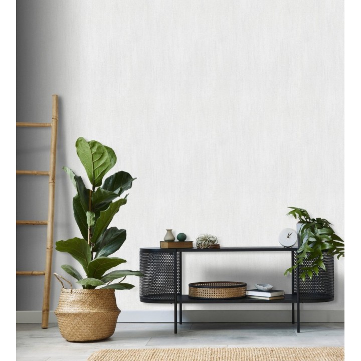 Papel pintado estuco cal efecto arenoso blanco - Stucco Denim 685154