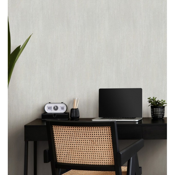 Papel pintado estuco cal efecto arenoso gris claro - Stucco Denim 685158