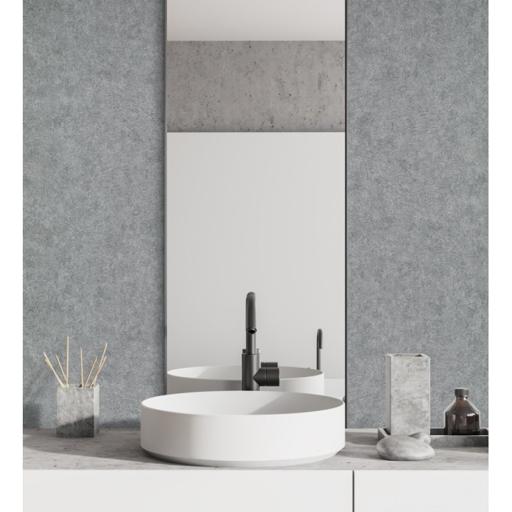 Papel pintado pizarra metalizada relieve diseño mineral - Etna Obsidian 685170