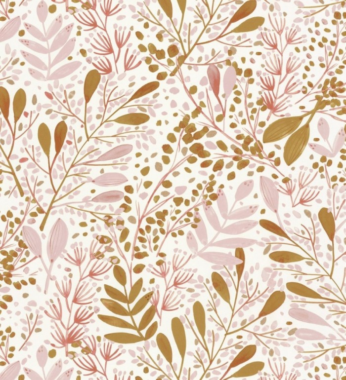 Papel pintado ramilletes de hojas - Elowen Forest 126749