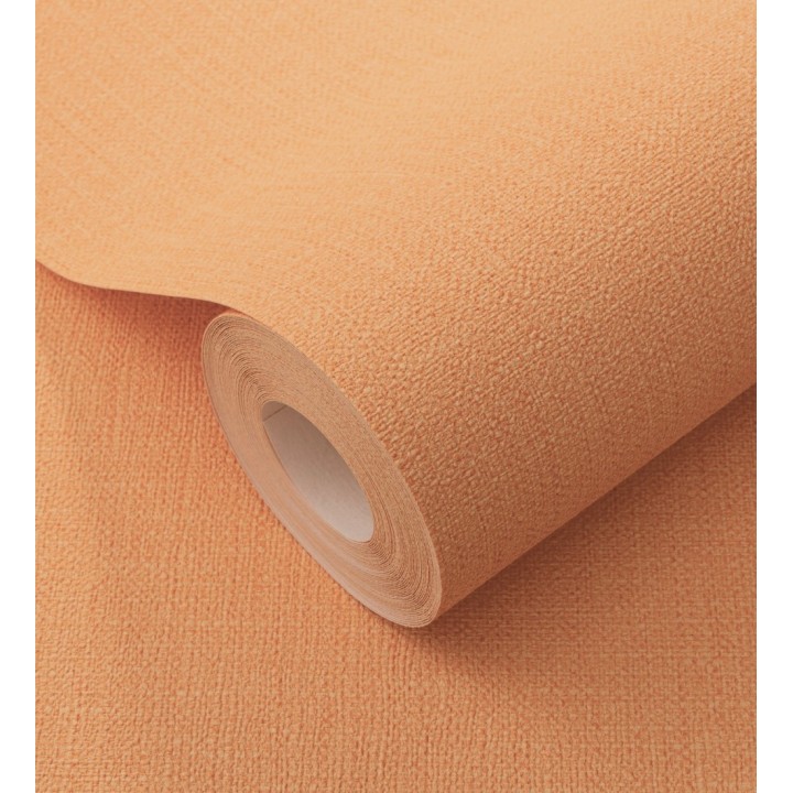 Papel pintado arpillera naranja textil - Zanzibar Raffia 685180
