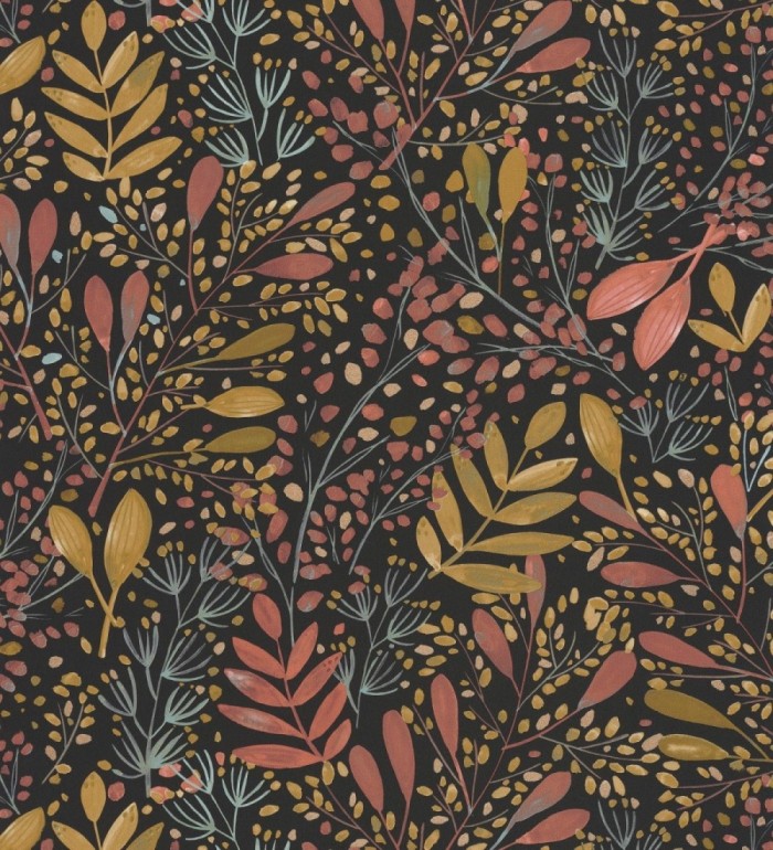 Papel pintado ramilletes de hojas - Elowen Forest 126750