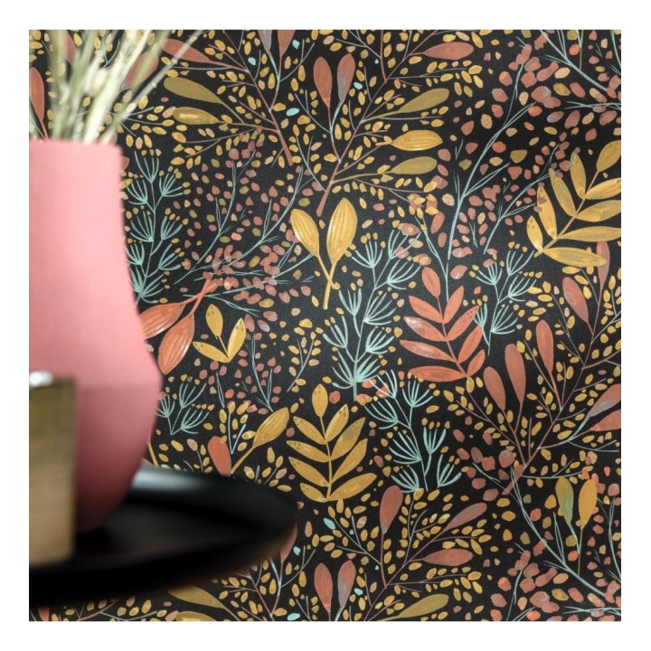 Papel pintado ramilletes de hojas - Elowen Forest 126750