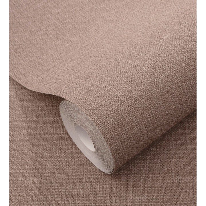 Papel pintado arpillera tono teja textil - Zanzibar Raffia 685186