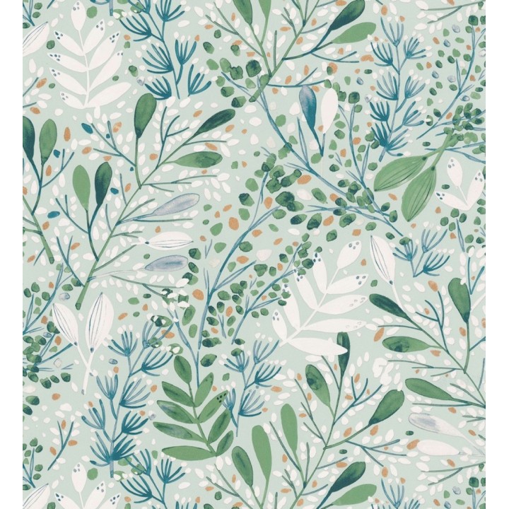 Papel pintado ramilletes de hojas - Elowen Forest 126752