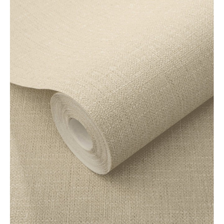 Papel pintado arpillera tono arena textil - Zanzibar Raffia 685189