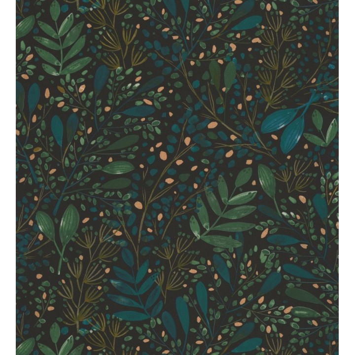 Papel pintado ramilletes de hojas - Elowen Forest 126753