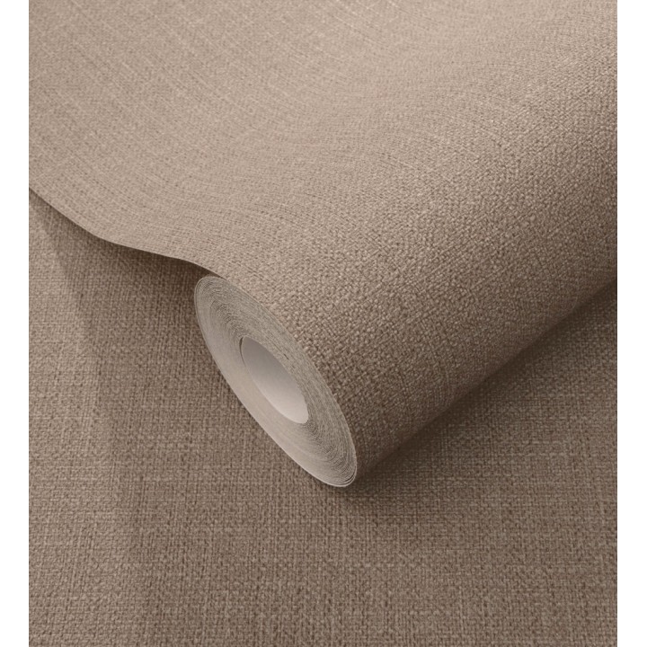 Papel pintado arpillera tono canela textil - Zanzibar Raffia 685192