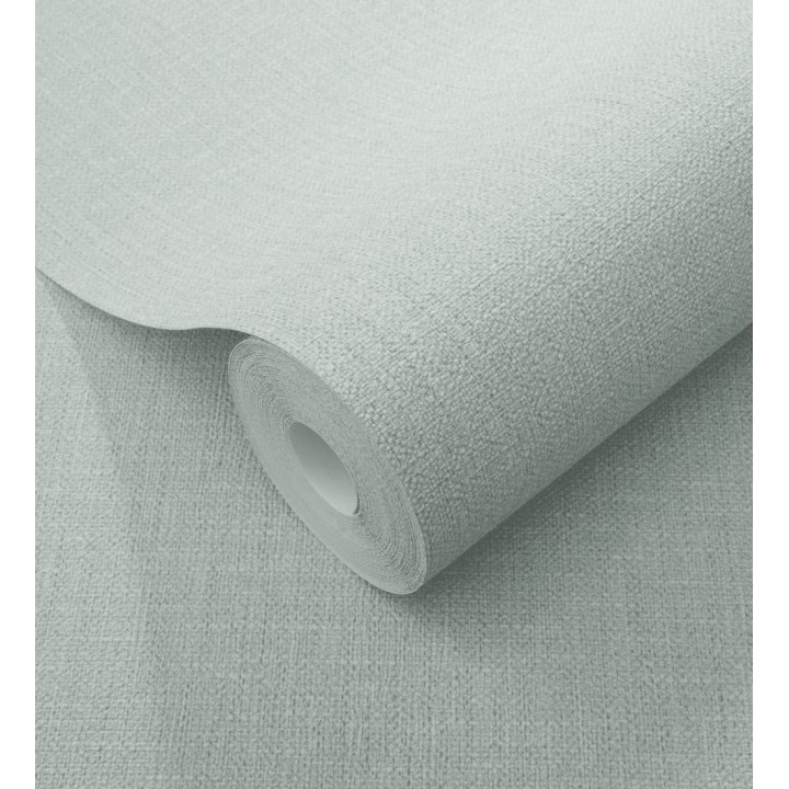 Papel pintado arpillera aguamarina textil - Zanzibar Raffia 685195