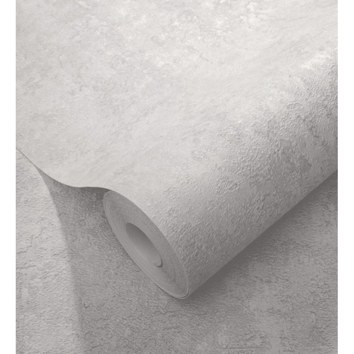 Papel pintado estuco gris claro relieve mineral - Rodes Weathered 685201