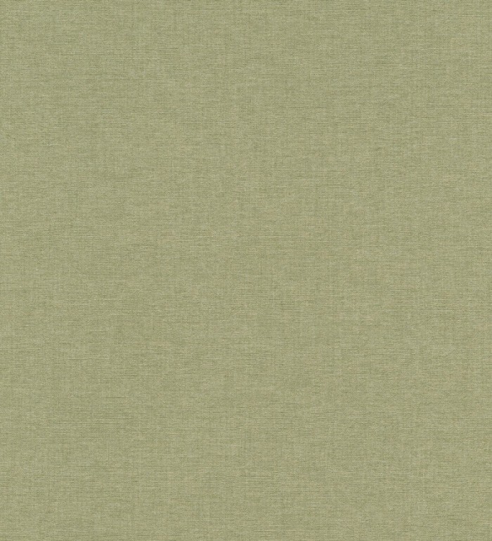 Papel pintado hilos de lino verde musgo - Andine Weave 685210