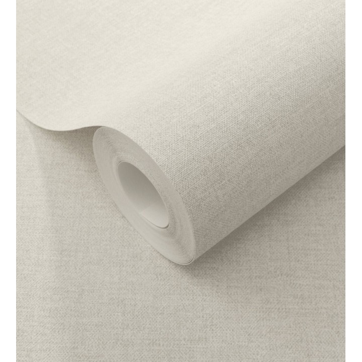 Papel pintado hilos de lino beige neutro - Andine Weave 685214