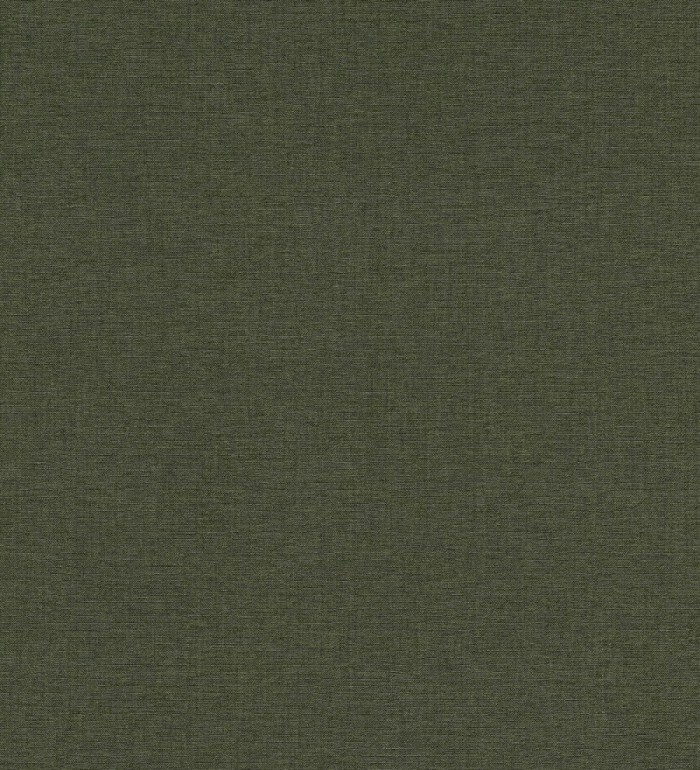 Papel pintado hilos de lino verde bosque - Andine Weave 685219