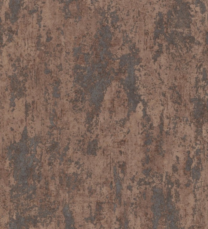 Papel pintado mineral pátina metálica cobre - Calgary Steel 685227
