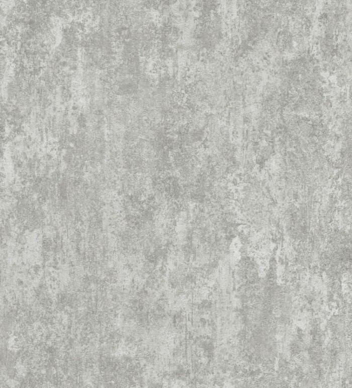 Papel pintado mineral pátina metálica acero fondo gris cemento  - Calgary Steel 685230