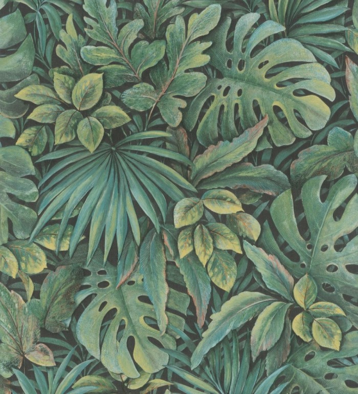 Papel pintado de plantas tropicales estilo tropical vintage - Soho Foliage 685234