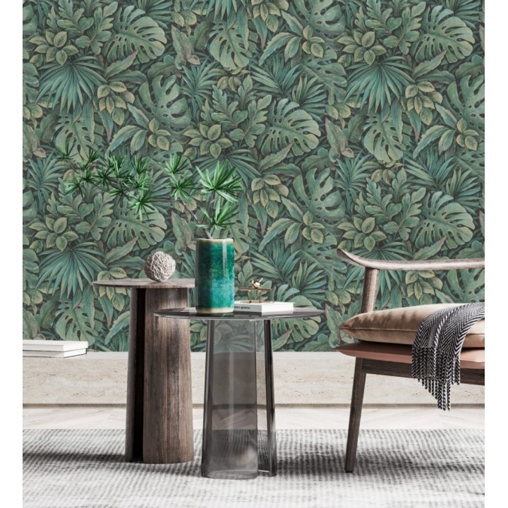Papel pintado de plantas tropicales estilo tropical vintage - Soho Foliage 685234