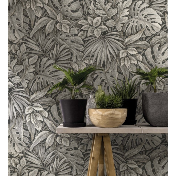 Papel pintado de plantas tropicales estilo tropical vintage - Soho Foliage 685235