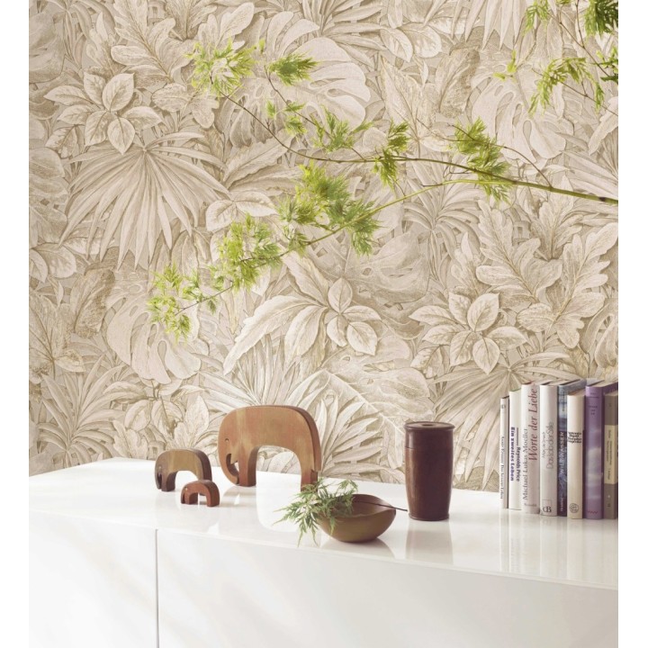 Papel pintado de plantas tropicales estilo tropical vintage - Soho Foliage 685237