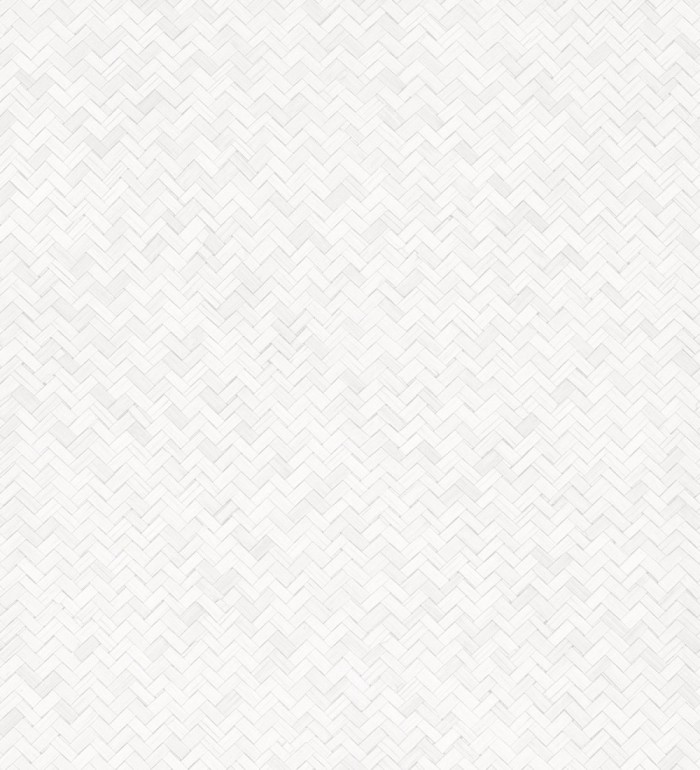 Papel pintado efecto ratán bambú blanco trenzado espiga - Savile Rattan 685242