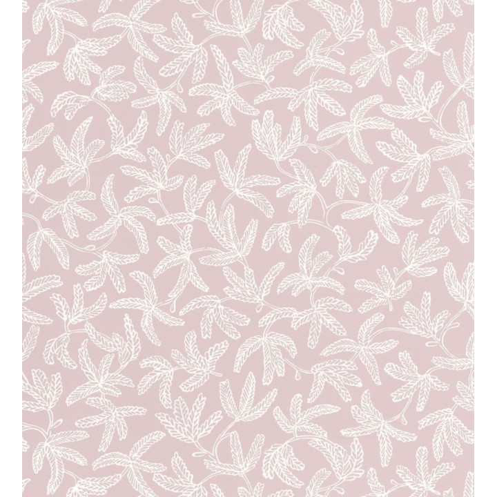 Papel pintado hojas estilo nórdico rosa - Nordic Country 126791