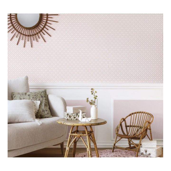 Papel pintado geométrico retro - Vera Metric 126796