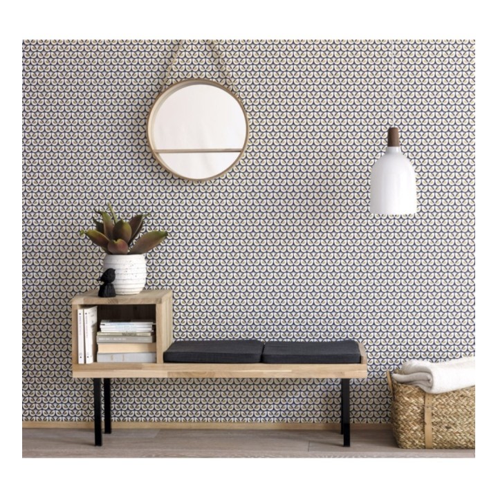 Papel pintado geométrico retro - Vera Metric 126798