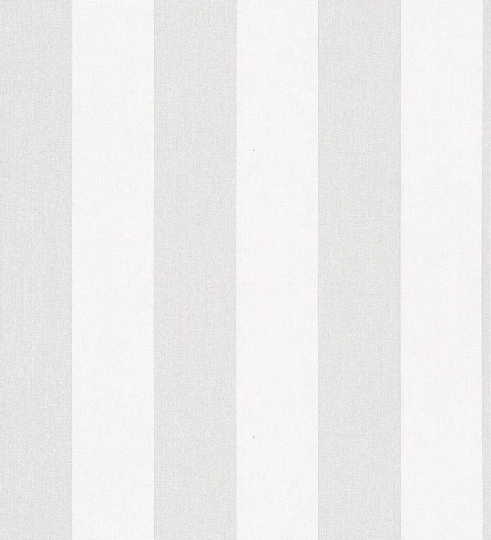 Papel pintado de rayas grises y blanca textura textil suave - Soren Stripe 685271