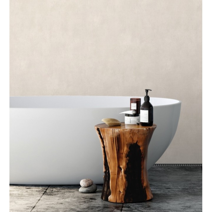 Papel pintado microcemento beige estilo industrial - Mercer Clay 685280