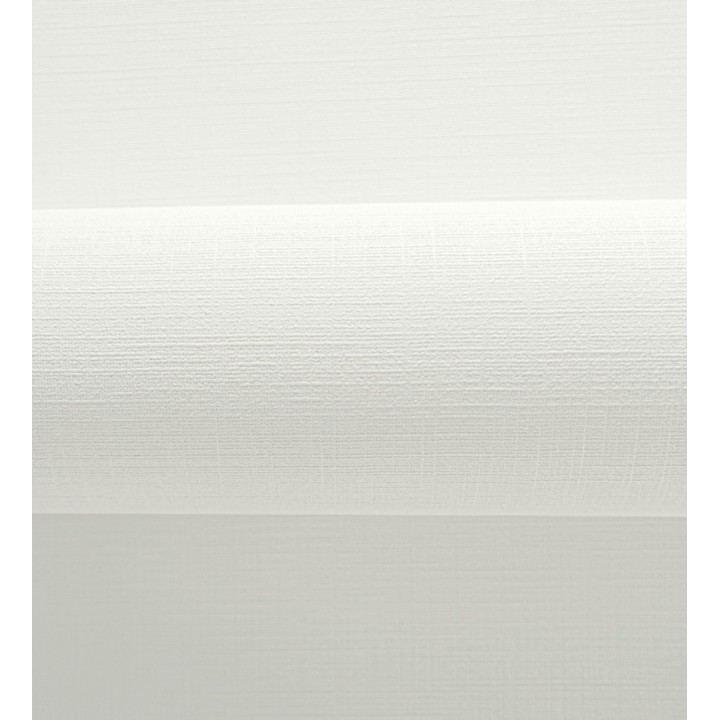 Papel pintado liso con textura lienzo pintado color blanco - Brighton Porcelain 685283