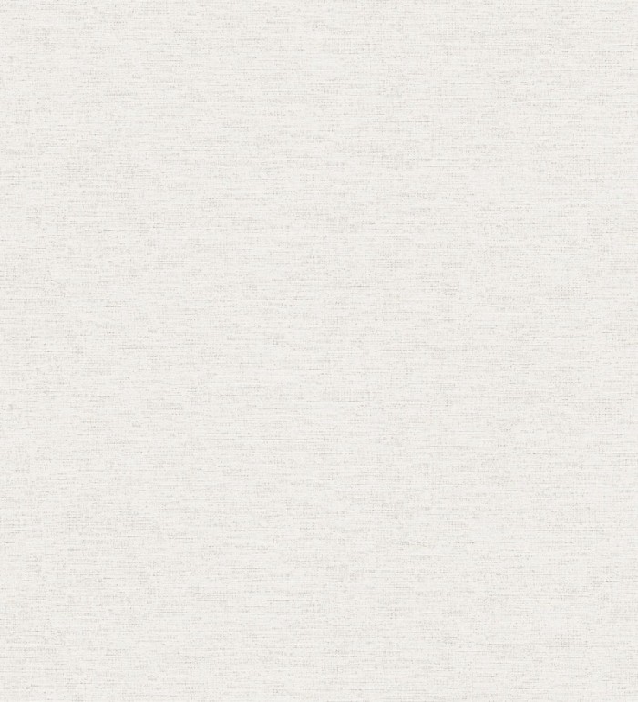 Papel pintado liso con textura lienzo pintado color blanco hueso - Brighton Porcelain 685284