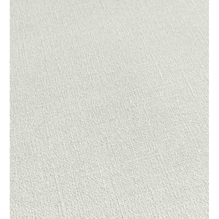 Papel pintado liso blanco roto efecto textil hilos de lino y algodón - Raffton Linen 685287