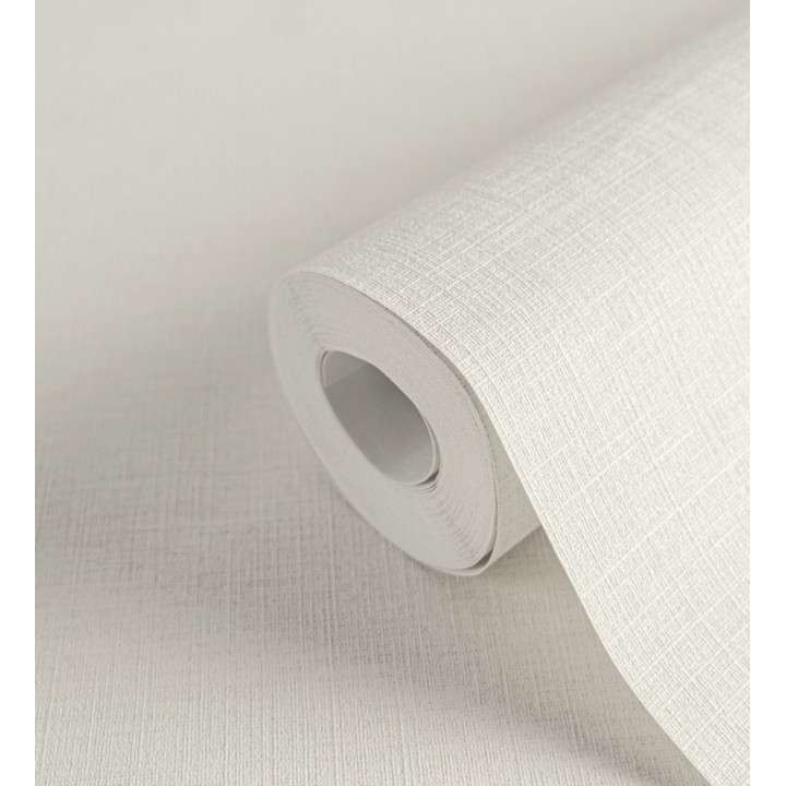 Papel pintado liso con textura lienzo pintado color beige pálido - Brighton Porcelain 685288
