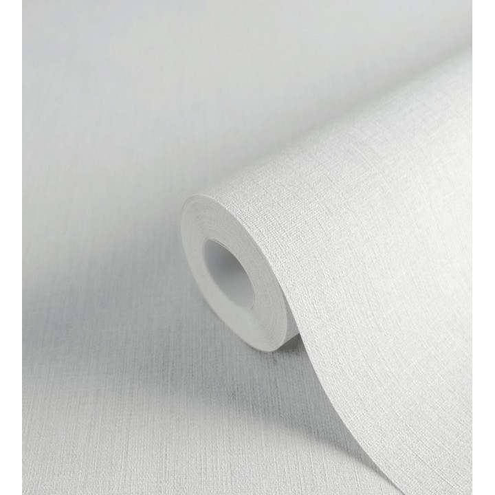 Papel pintado liso de microfibras textiles tintadas gris claro - Melbourne Graphite 685290