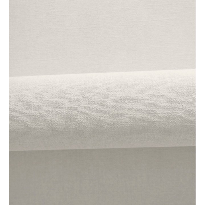 Papel pintado liso gris perla efecto textil hilos de lino y algodón - Raffton Linen 685293