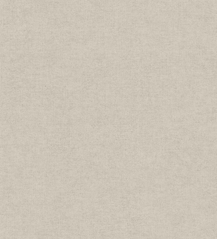 Papel pintado liso greige suave efecto textil hilos de lino y algodón - Raffton Shadow 685294