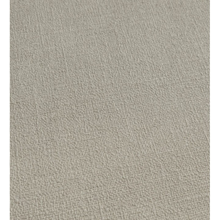 Papel pintado liso tono gris cemento efecto textil hilos de lino y algodón - Raffton Shadow 685296