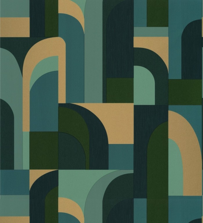 Papel pintado artístico art decó - Tokyo Gallery 126821