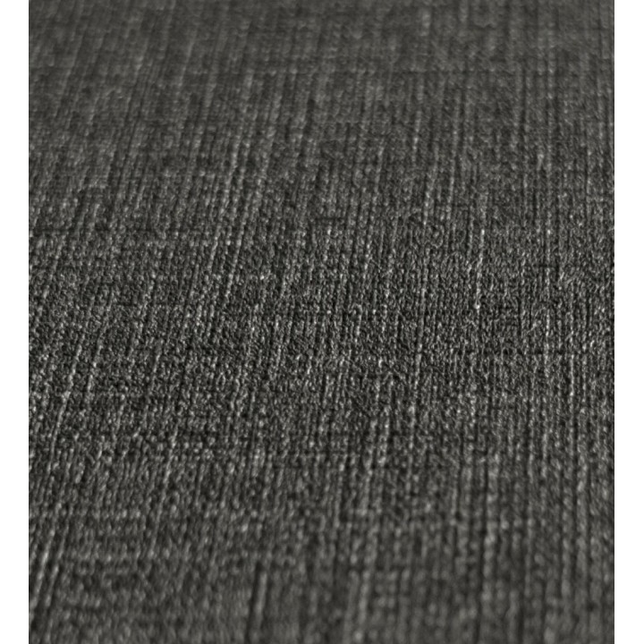 Papel pintado liso de microfibras textiles tintadas gris antracita - Melbourne Graphite 685300