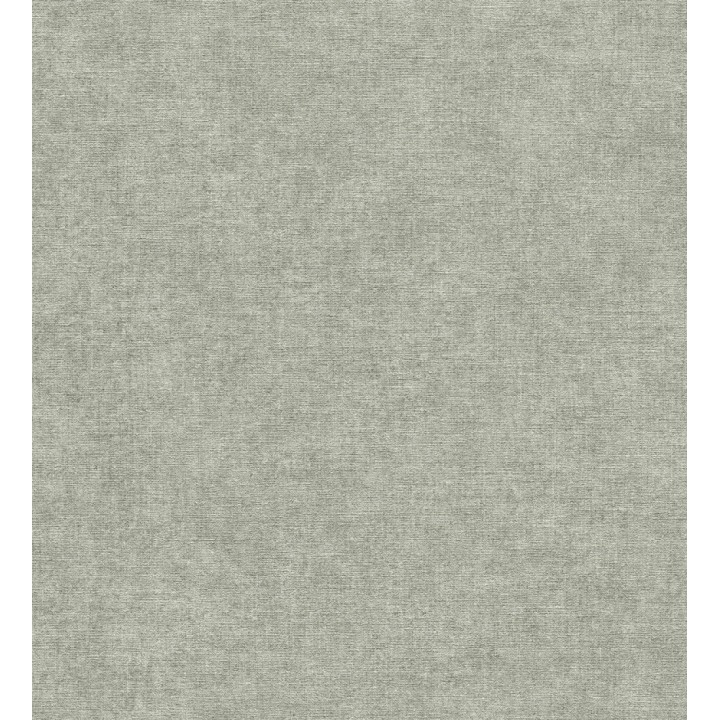 Papel pintado liso verde salvia efecto textil hilos de lino y algodón - Raffton Indigo 685302