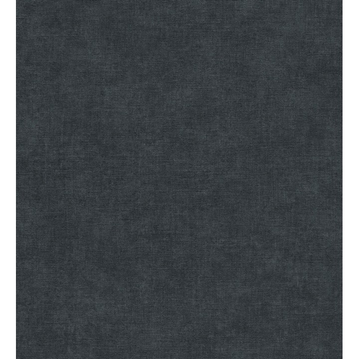Papel pintado liso gris pizarra efecto textil hilos de lino y algodón - Raffton Indigo 685305