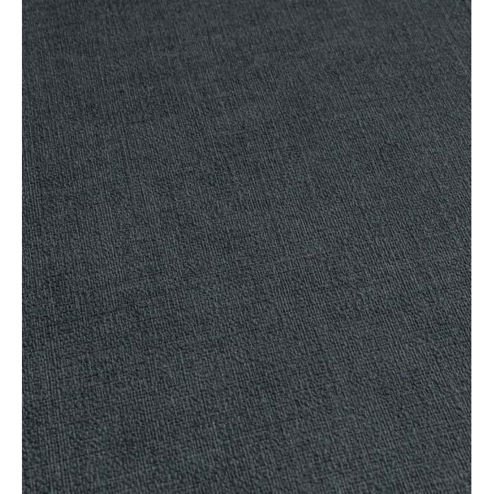 Papel pintado liso gris pizarra efecto textil hilos de lino y algodón - Raffton Indigo 685305
