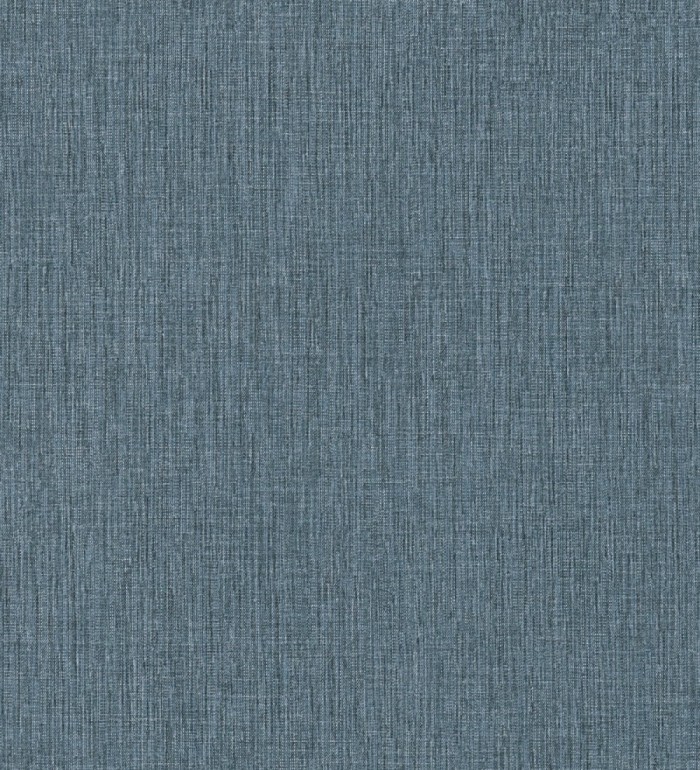 Papel pintado liso de microfibras textiles tintadas azul denim - Melbourne Colour 685306