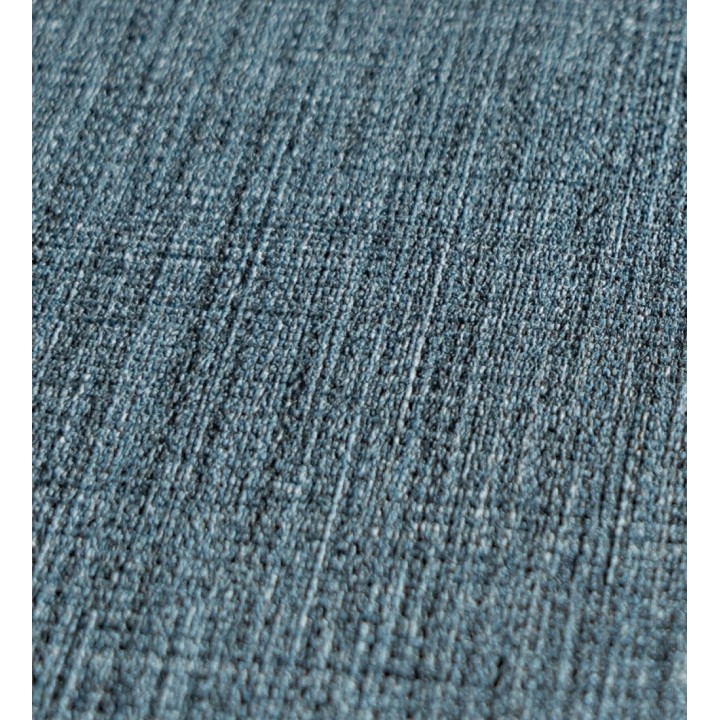 Papel pintado liso de microfibras textiles tintadas azul denim - Melbourne Colour 685306