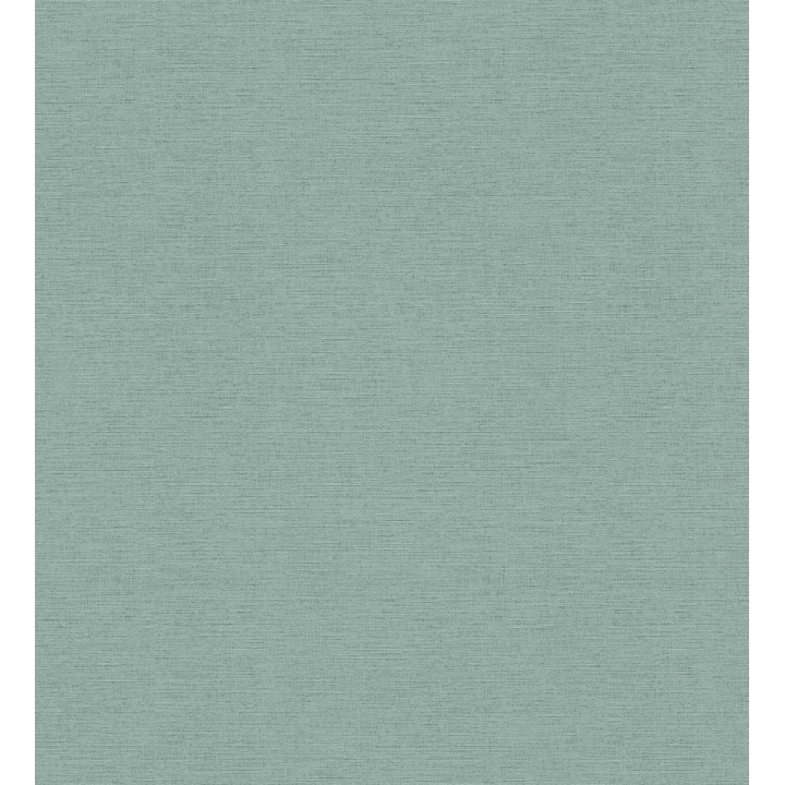 Papel pintado liso con textura lienzo pintado color verde agua - Brighton Teal 685310
